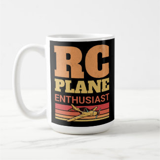 Caneca De Café Aviões de controle remoto com entusiastas plano RC