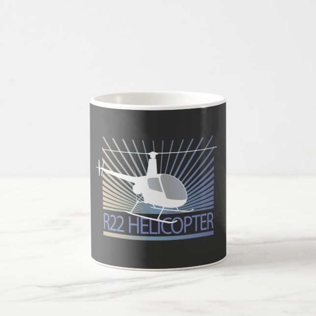 Caneca De Café Aviões do helicóptero (Centro)