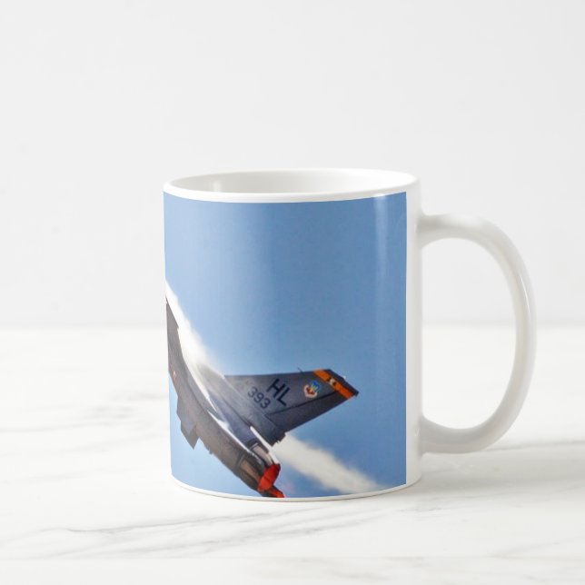Caneca De Café Aviões dos lutadores de jatos de F 16s (Direita)