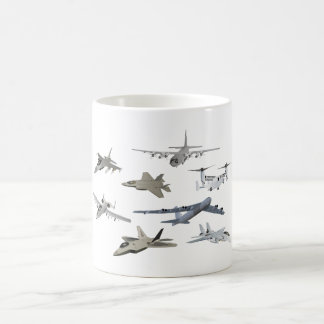 Caneca De Café Aviões militares dos EUA