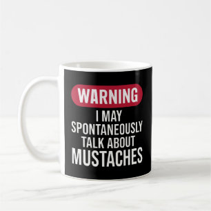 Caneca De Café Aviso Divertido de Estilo Retrô Posso Falar Espont