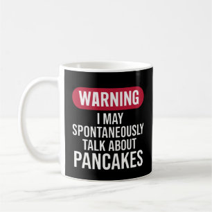 Caneca De Café Aviso Divertido Eu Posso Falar Espontaneamente Sob