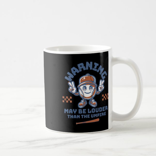 Caneca De Café Aviso pode ser mais alto que o jogo do árbitro Dia (Direita)
