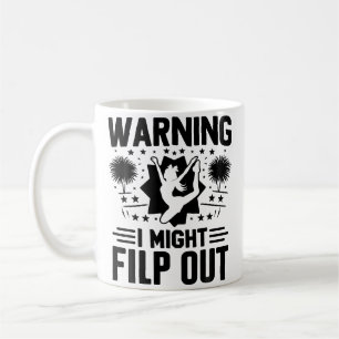 Caneca De Café Aviso: Posso Ficar Louca Por Cheerleading