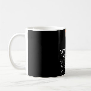 Caneca De Café Aviso Que Posso Começar A Falar Com O Donkey A Qu
