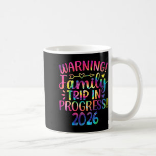 Caneca De Café Aviso Viagem Familiar Em Andamento 2026