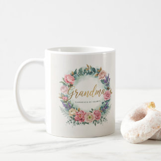 Caneca De Café Avó Amante de Jardim