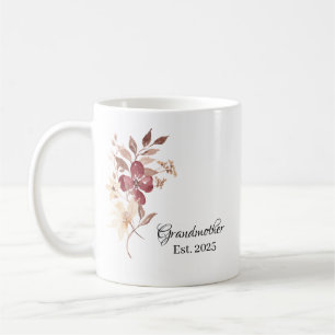 Caneca De Café Avó - Ano de Início - Marco Familiar