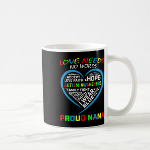 Caneca De Café Avô Azul Avô Autismo Sensibilização Nana