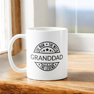 Caneca De Café Avô Chame O Homem De Lenda