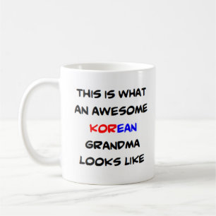 Caneca De Café avó coreana, incrível
