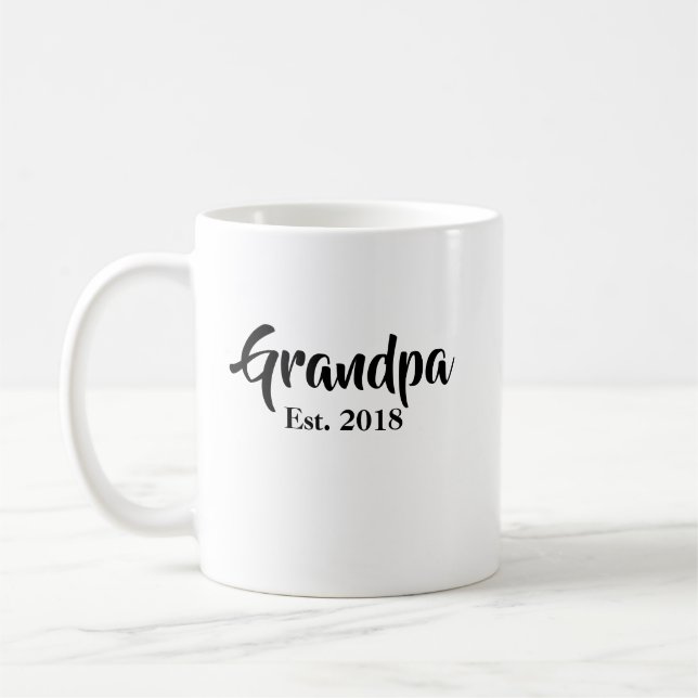 Caneca De Café Avô Criou 2018 Mug (Esquerda)