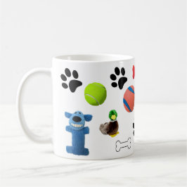 Caneca De Café Avô De Cão Com Cachorro De Brinquedo