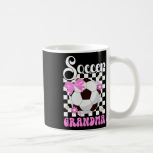 Caneca De Café Avó de Futebol Avó Groovy De Um Jogador De Futebol
