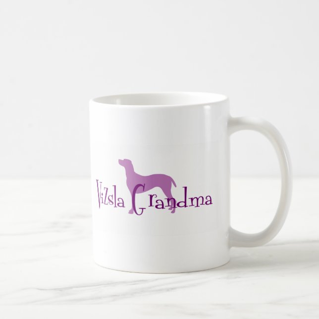 Caneca De Café Avó de Vizsla (Direita)