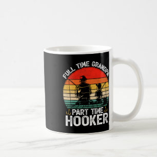 Caneca De Café Avô em Tempo Integral Retro Dia dos Pais em Tempo