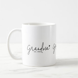 Caneca De Café Avó Estabeleceu Novo Presente de Avó