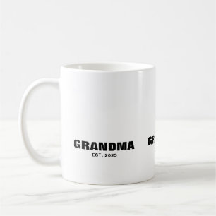 Caneca De Café Avó Estabeleceu Novo Presente de Avó