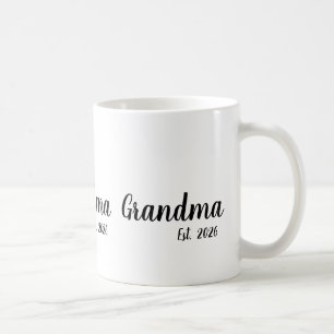 Caneca De Café Avó Estabeleceu Novo Presente de Avó