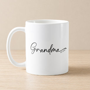 Caneca De Café Avó Estabeleceu Roteiro Mínimo