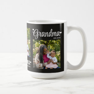 Caneca De Café Avó Estabeleceu Roteiro Presente de Foto da Mãe