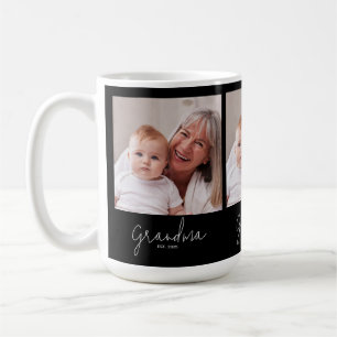 Caneca De Café Avó Estabelecida Negrito Preto 3 Foto