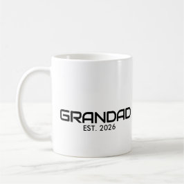 Caneca De Café Avô Estabelecido Novo Presente de Avô