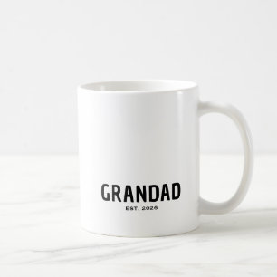 Caneca De Café Avô Estabelecido Novo Presente de Avô
