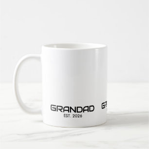 Caneca De Café Avô Estabelecido Novo Presente de Avô