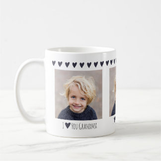 Caneca De Café Avó Eu Te Amo Elegante Simples