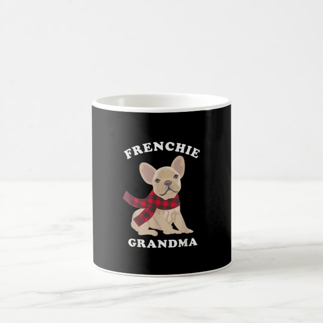 Caneca De Café Avó Francesa Gift Família Bulldog Francês Xmas (Centro)