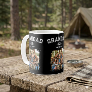 Caneca De Café Avô Legacy Total Netos Ano de Fundação Foto