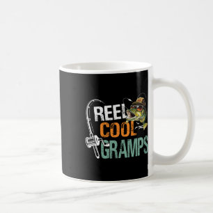 Caneca De Café Avô Muito Legal Avô Pescador Aniversário Vintage