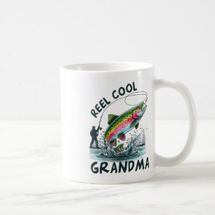Caneca De Café Avó Muito Legal Festa de Aniversário Pesca Combina