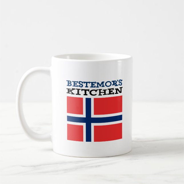 Caneca De Café Avó Norueguesa da cozinha de Bestemor (Esquerda)