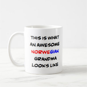 Caneca De Café avó norueguesa, incrível