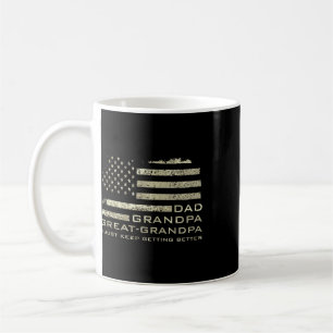 Caneca De Café Avô Pai Bisavô Bandeira Americana Dia dos Pais