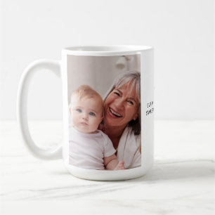 Caneca De Café Avó Preto e Branco 2 Foto
