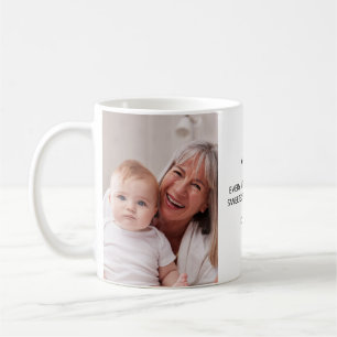 Caneca De Café Avó Preto e Branco 2 Foto