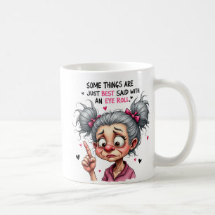 Caneca De Café Avó Simpática Rústica