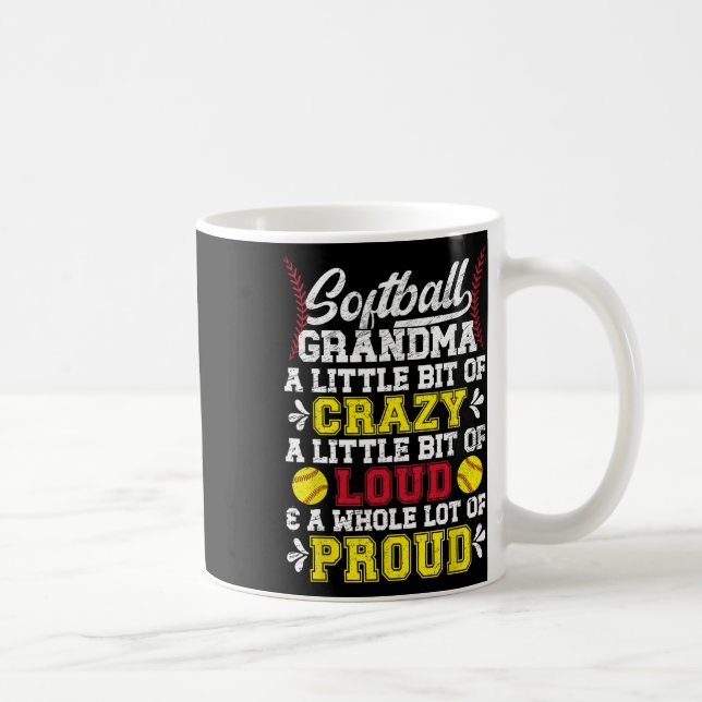 Caneca De Café Avó Softll Louca Alta Avó De Um Jogo Softll (Direita)