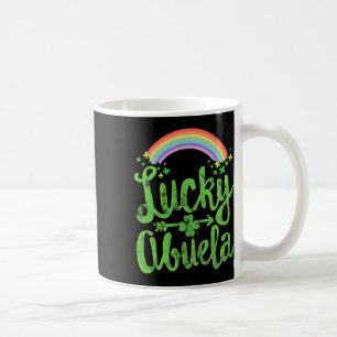 Caneca De Café Avó Sortuda Família Dia de São Patrício Avó Mãe