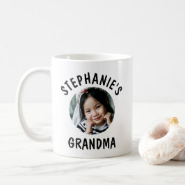 Caneca De Café Avó Tendência Foto Personalizada da Netinha