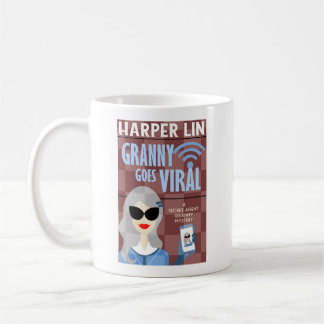 Caneca De Café Avó vira viral por Harper Lin Book Cobrir Mug