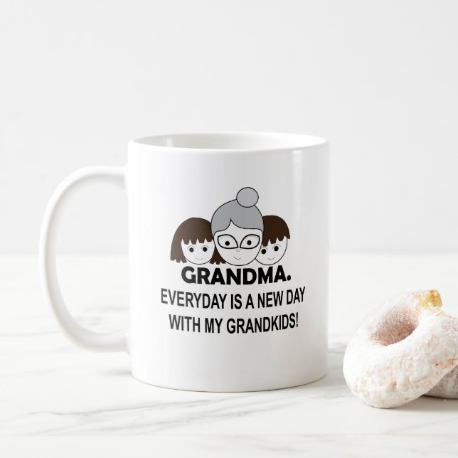 Caneca De Café Avó Vovó  (Com Donut)