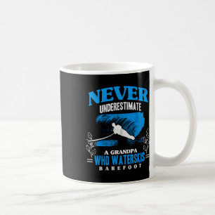 Caneca De Café Avô Waterskis Refoot Atletas Esqui Aquático Atleta