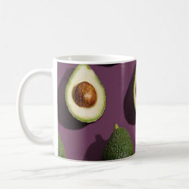 Caneca De Café Avocado Green Purple (Esquerda)