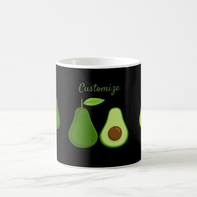 Caneca De Café Avocado Lover Design Thunder_Cove (Centro)
