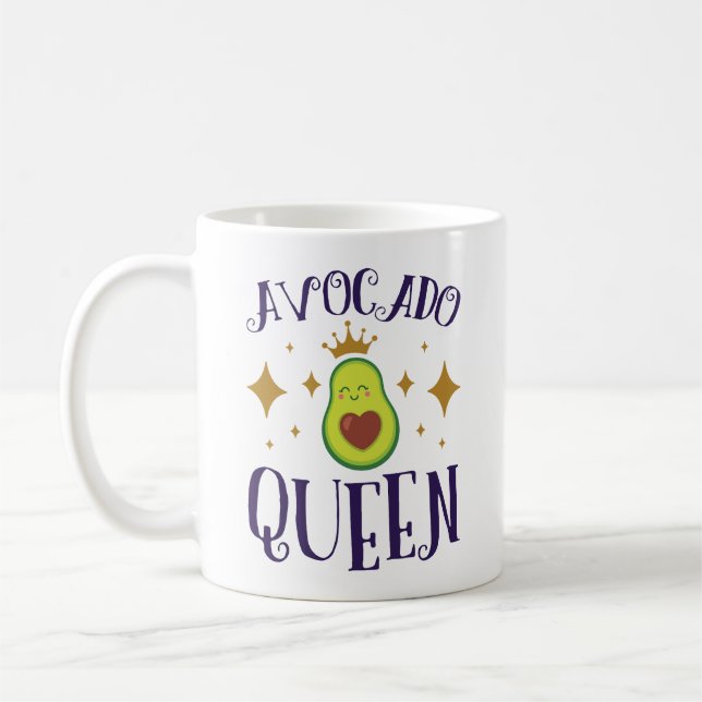 Caneca De Café Avocado Queen (Esquerda)