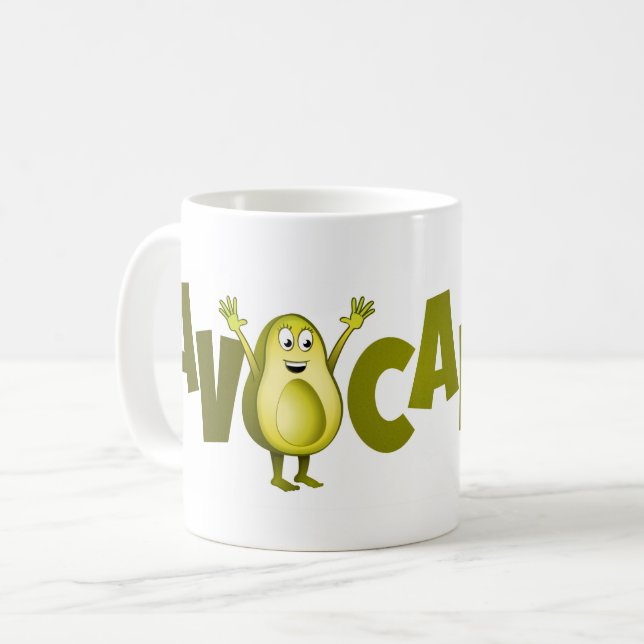 Caneca De Café Avocado’s  (Frente Esquerda)
